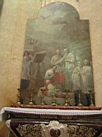 France, Aude, Carcassonne, Eglise St-Vincent, Peinture murale (4)